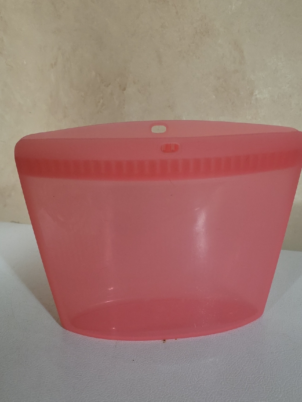Tupperware Silicone Bag Ultimate Silicone Bag XL 2.9 Litres Pink Bag Silicone